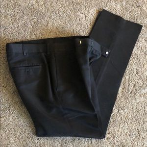 👗Perry Ellis men’s black dress pants 34/32.